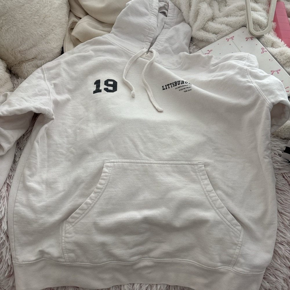 White Pittsburgh Hoodie